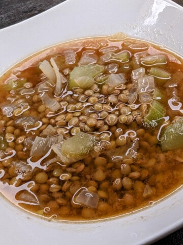 Lentil Soup with Miso