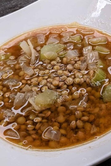 Lentil Soup with Miso