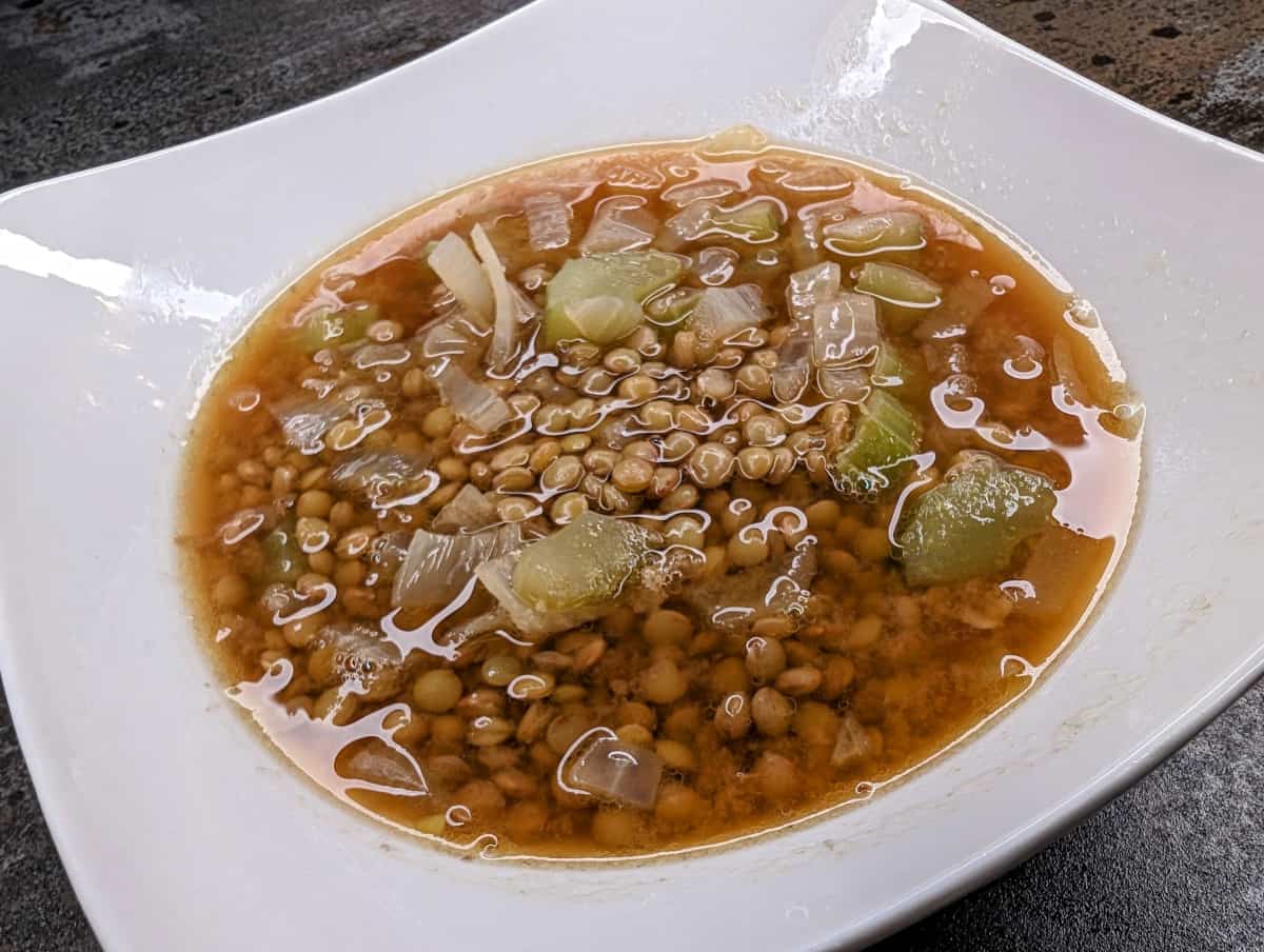 Lentil Soup with Miso