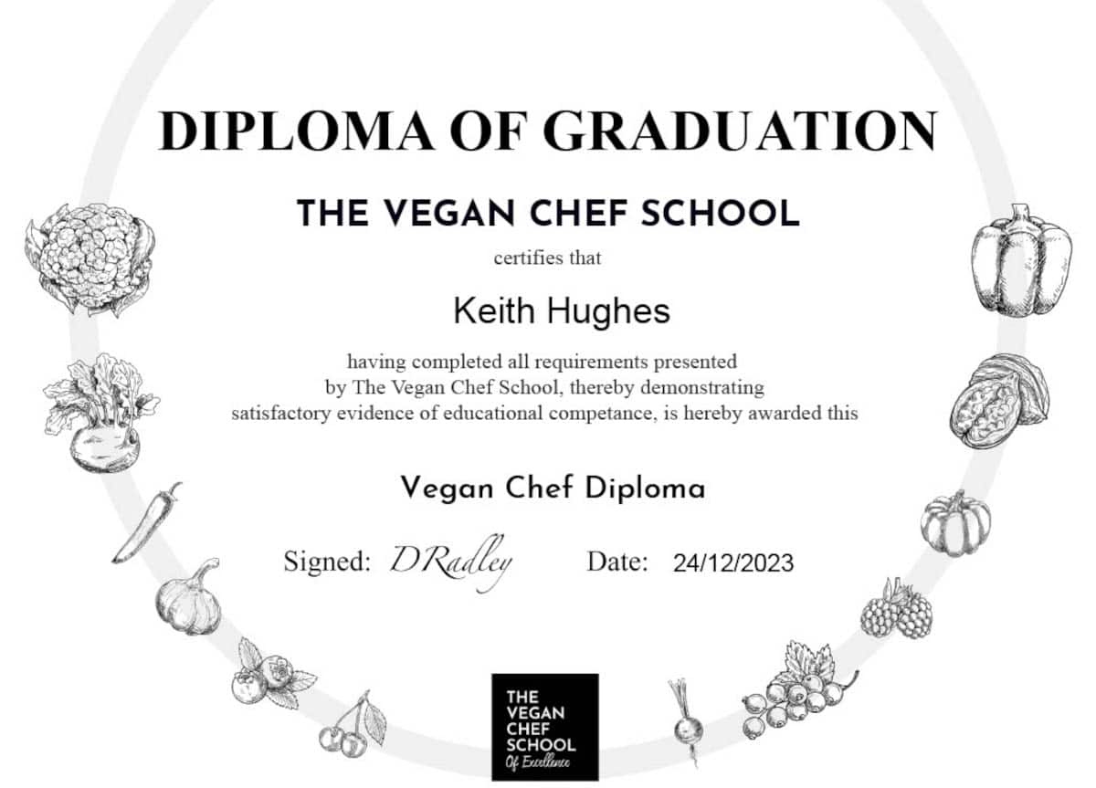 Vegan Chef Diploma