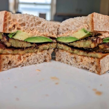 Smoked Tempeh Sandwich with Avocado