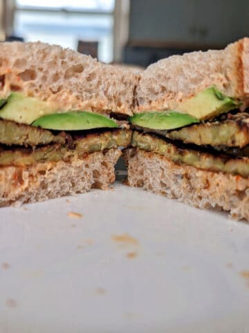 Smoked Tempeh Sandwich with Avocado