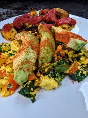 Tofu scramble.