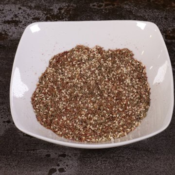 Za'atar seasoning mix.